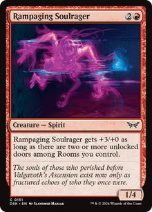 Rampaging Soulrager⁣ - Duskmourn: House of Horror⁣ (Common)⁣ [151]