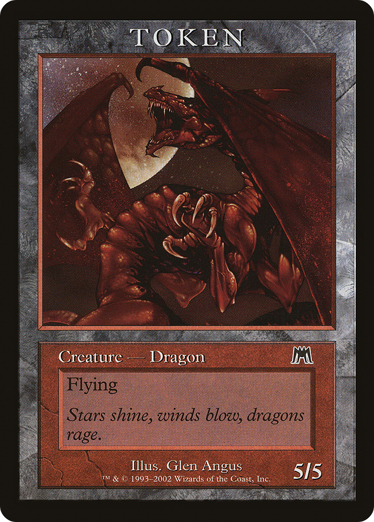 Dragon Token (ONS) (MPRP-007) - Magic Player Rewards 2002