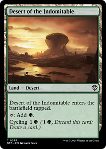 Desert of the Indomitable⁣ - Commander: Outlaws of Thunder Junction⁣ (Common)⁣ [285]
