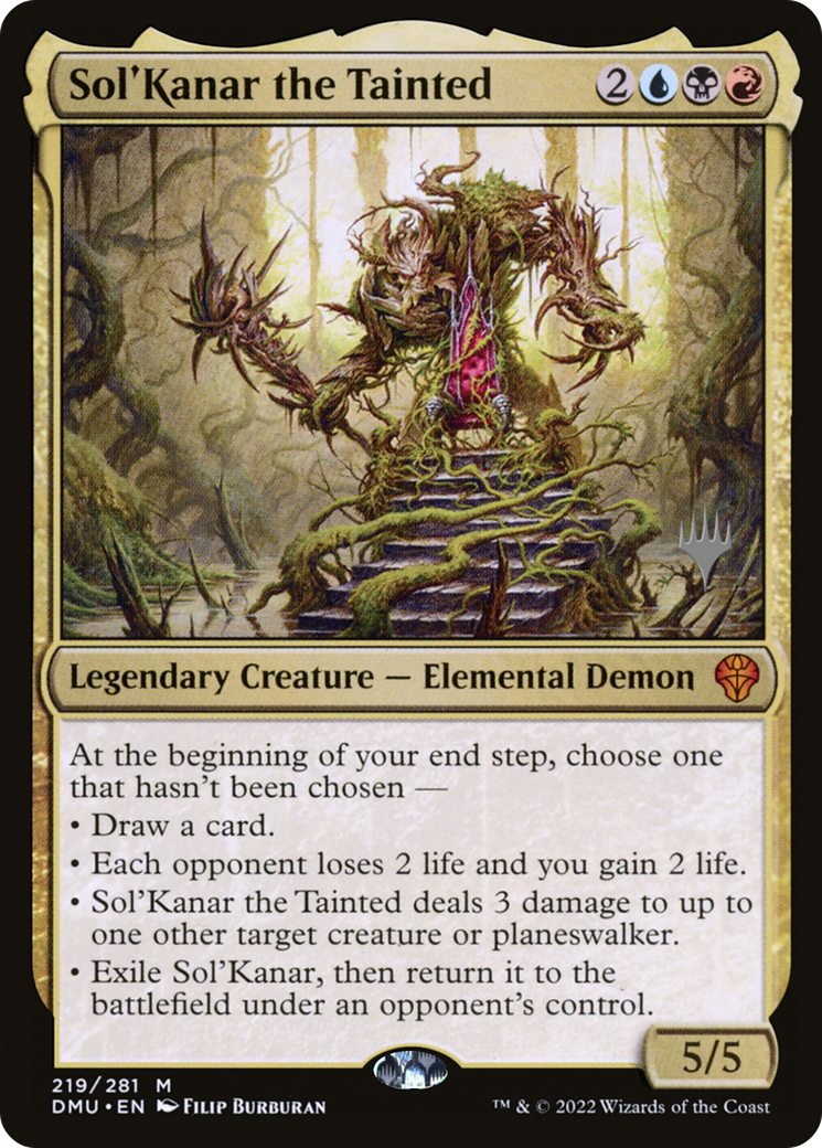 Sol'Kanar the Tainted (PPDMU-219P) - Dominaria United Promos Foil