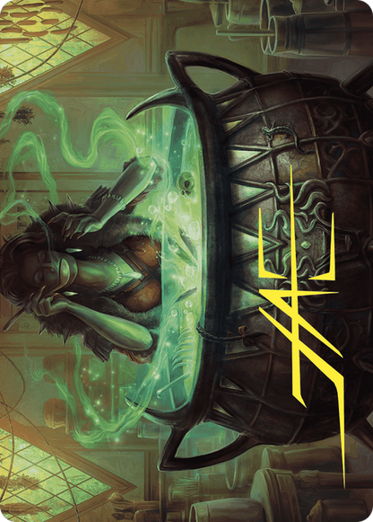 Agatha's Soul Cauldron // Agatha's Soul Cauldron (AWOE-042) - Wilds of Eldraine Art Series (Borderless) Foil