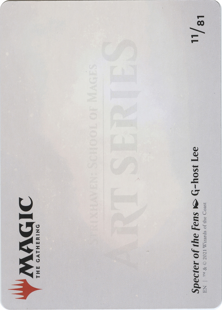 Specter of the Fens // Specter of the Fens (ASTX-011) - Strixhaven Art Series (Borderless)