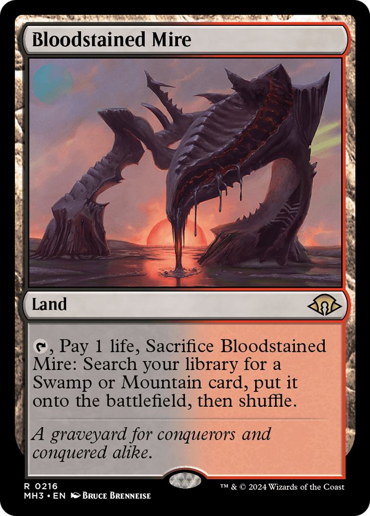 Bloodstained Mire⁣ - Modern Horizons 3⁣ (Rare)⁣ [216]