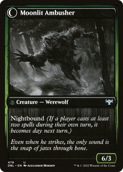 Oakshade Stalker (DBL-479) - Innistrad: Double Feature: (Double Faced Transform)