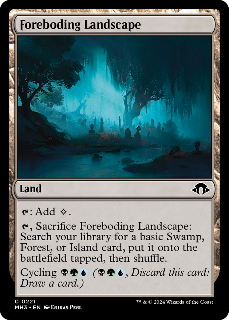 Foreboding Landscape⁣ - Modern Horizons 3⁣ (Common)⁣ [221]