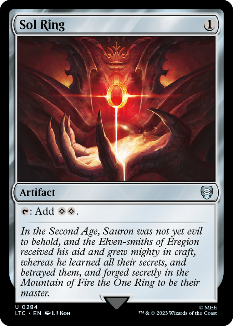 Sol Ring⁣ - Commander: The Lord of the Rings: Tales of Middle-earth⁣ (Uncommon)⁣ [284]
