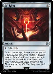 Sol Ring⁣ - Commander: The Lord of the Rings: Tales of Middle-earth⁣ (Uncommon)⁣ [284]