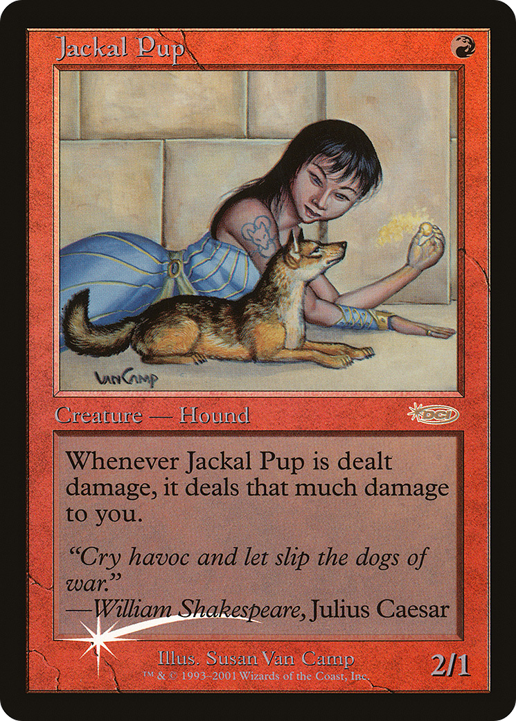 Jackal Pup (FNM-008) - Friday Night Magic 2001 Foil