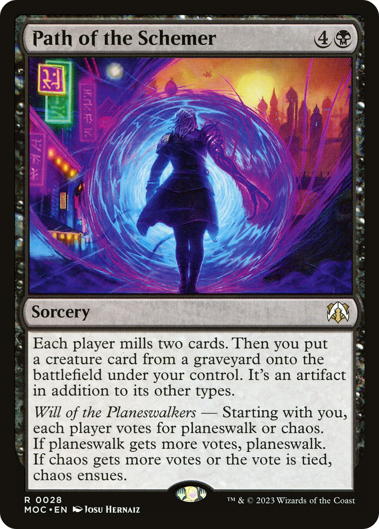 Path of the Schemer⁣ - Commander: March of the Machine⁣ (Rare)⁣ [28]