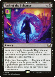 Path of the Schemer⁣ - Commander: March of the Machine⁣ (Rare)⁣ [28]