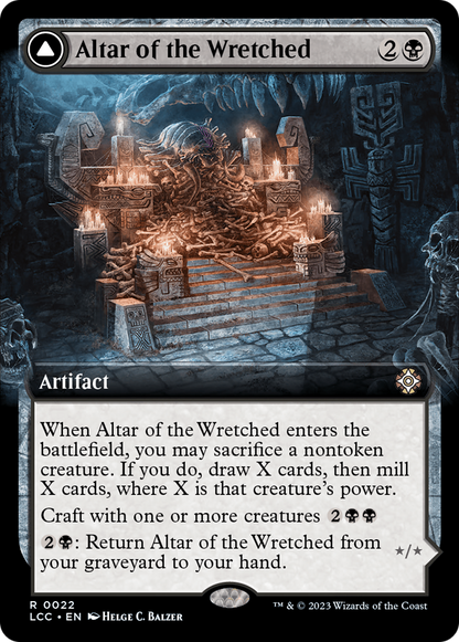 Altar of the Wretched (Extended Art) (LCC-022) - The Lost Caverns of Ixalan Commander: (Extended Art) Foil