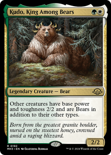 Kudo, King Among Bears⁣ - Modern Horizons 3⁣ (Rare)⁣ [192]