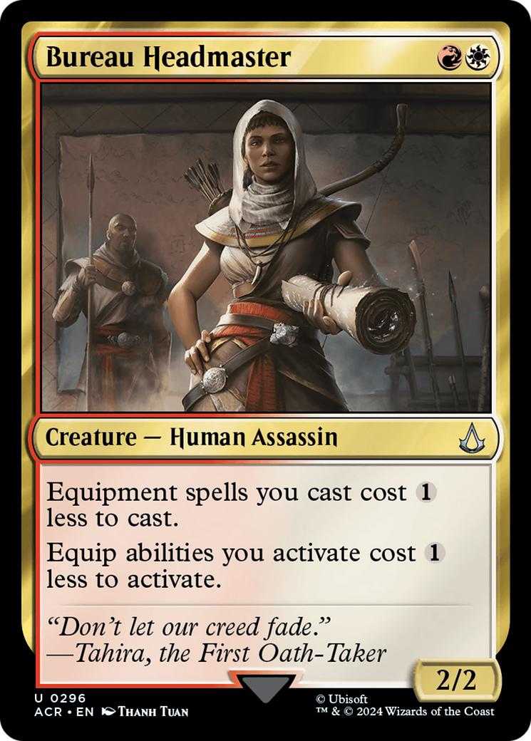 Bureau Headmaster⁣ - Universes Beyond: Assassin's Creed: Extras⁣ (Uncommon)⁣ [296]