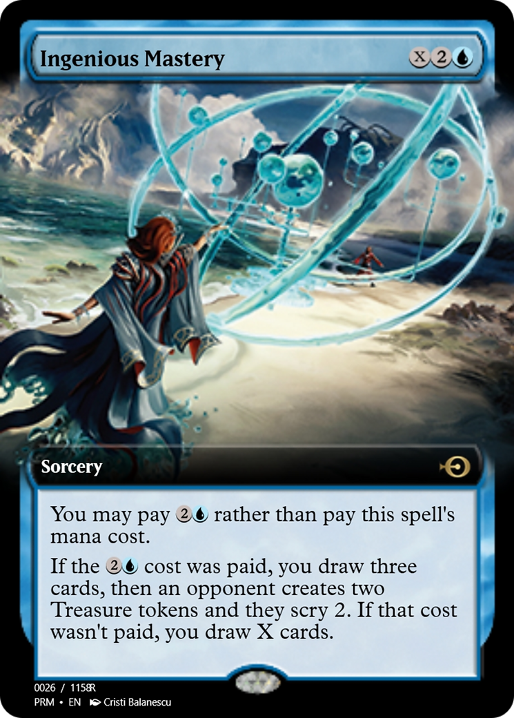 Ingenious Mastery (PRM-90024) - Magic Online Promos Foil