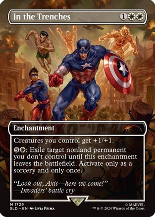 In the Trenches (Rainbow Foil) (SLD-1729) - Secret Lair Drop Series Foil