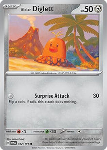 Alolan Diglett 122/191  SV08 Surging Sparks - Common