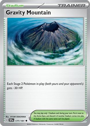 Gravity Mountain 177/191  SV08 Surging Sparks - Uncommon