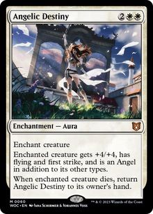 Angelic Destiny (WOC-060) - Wilds of Eldraine Commander