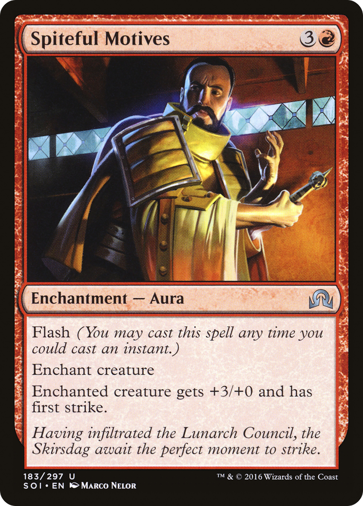 Spiteful Motives (SOI-183) - Shadows over Innistrad