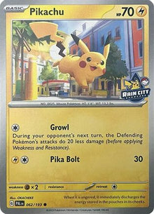 Pikachu (Rain City Showcase) 062  Miscellaneous Cards & Products - Promo