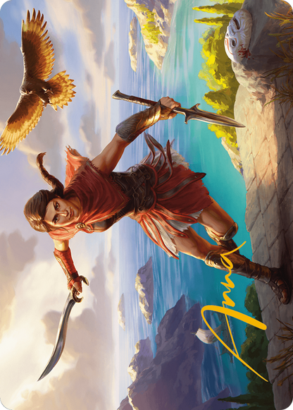 Kassandra, Eagle Bearer // Kassandra, Eagle Bearer (AACR-006) - Assassin's Creed Art Series (Borderless)