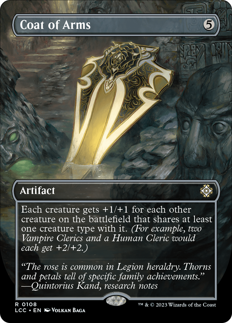 Coat of Arms (Borderless) (LCC-108) - The Lost Caverns of Ixalan Commander (Borderless) Foil