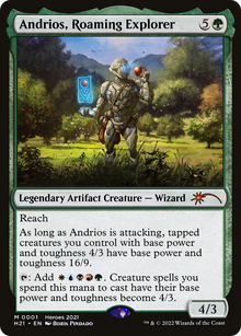 Andrios, Roaming Explorer (PH21-001) - 2021 Heroes of the Realm