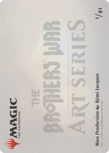 Mass Production // Mass Production (ABRO-001) - The Brothers' War Art Series (Borderless)