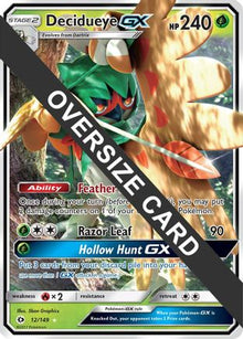 Decidueye GX 012/149  - Holofoil Jumbo Cards - Promo