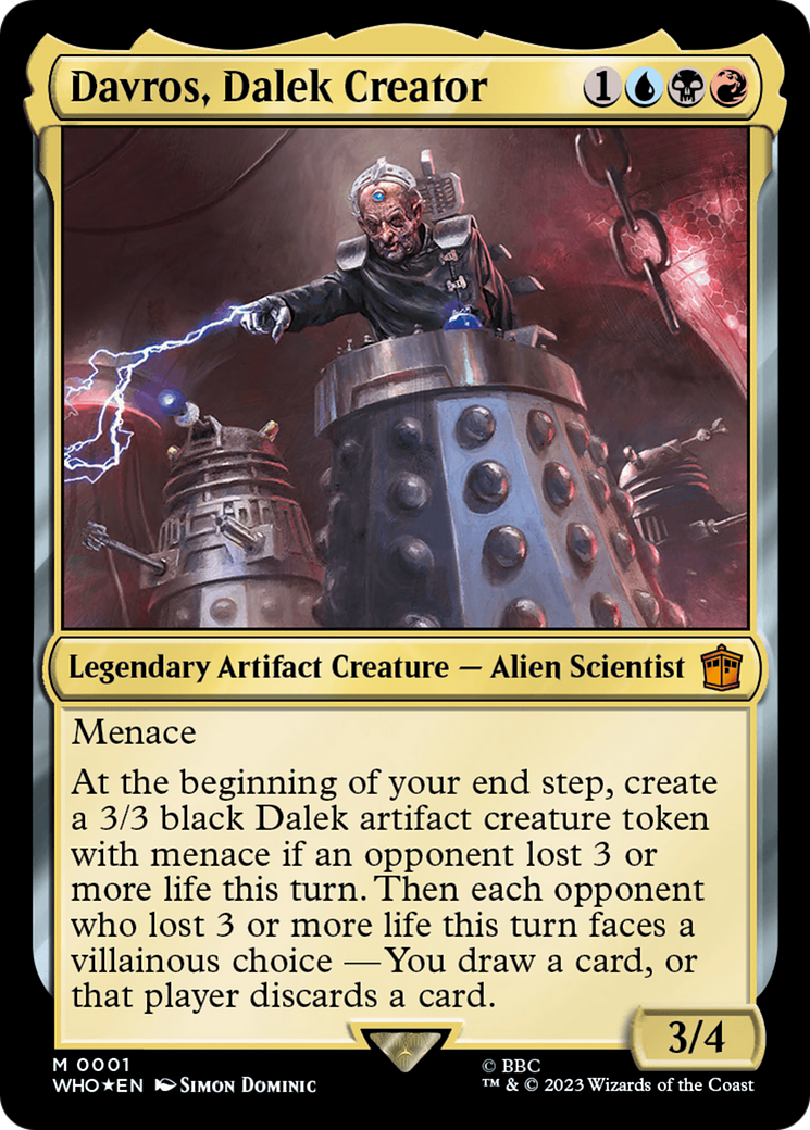 Davros, Dalek Creator (V.1)⁣ - Universes Beyond: Doctor Who⁣ (Mythic)⁣ [1]