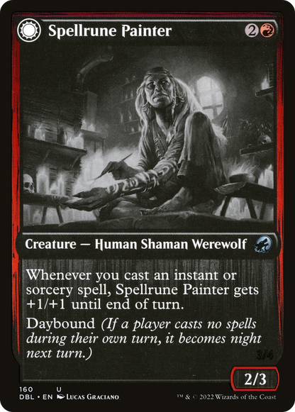Spellrune Painter (DBL-160) - Innistrad: Double Feature: (Double Faced Transform) Foil