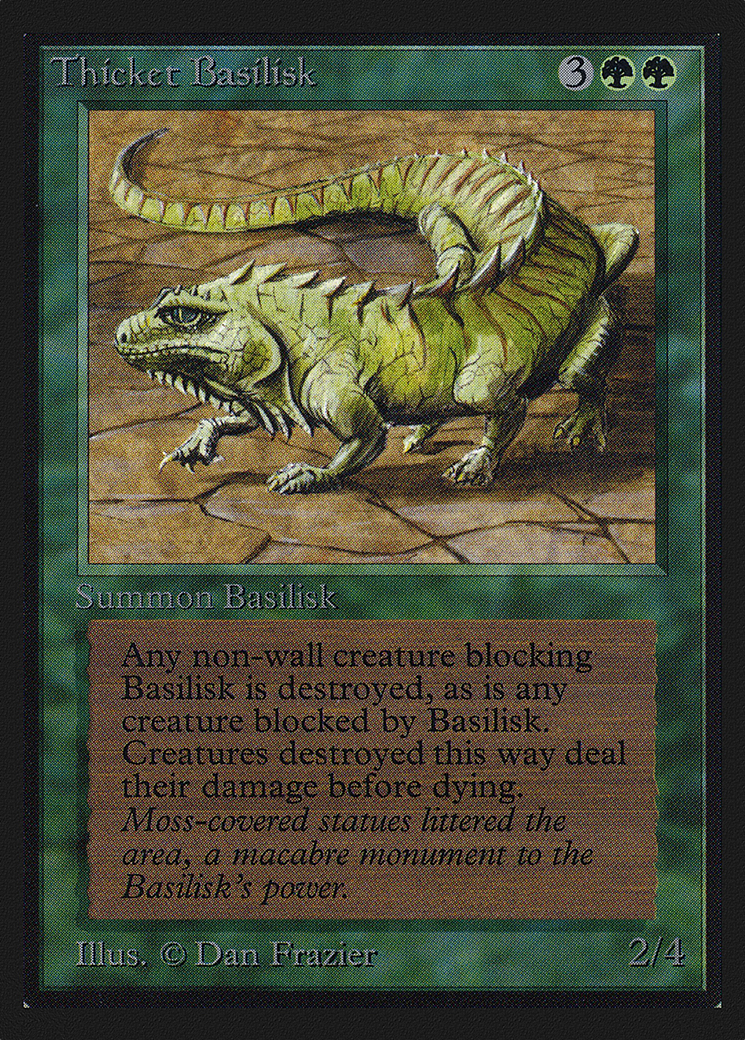 Thicket Basilisk (IE) (IED-219) - Intl. Collectors' Edition