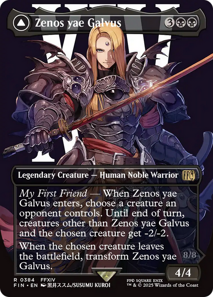 Zenos yae Galvus // Shinryu, Transcendent Rival (FIN-384) - FINAL FANTASY (Borderless) Foil