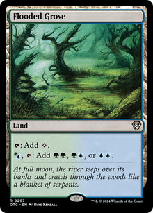Flooded Grove⁣ - Commander: Outlaws of Thunder Junction⁣ (Rare)⁣ [297]