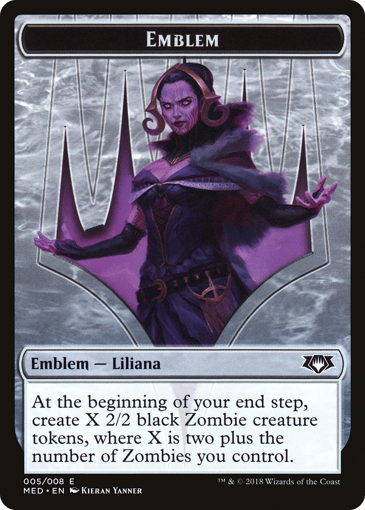Emblem - Liliana, the Last Hope (MED-0G5) - Mythic Edition Tokens