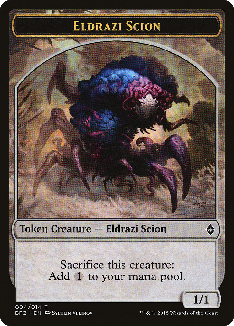 Eldrazi Scion Token (004) (BFZ-004) - Battle for Zendikar Tokens