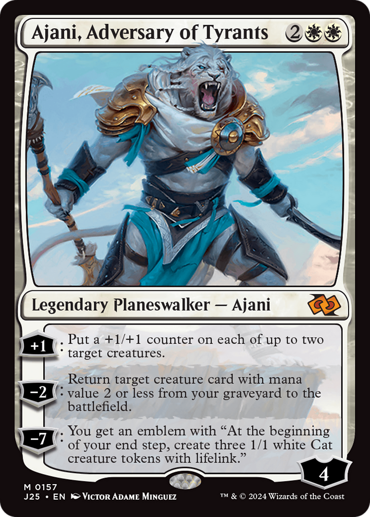 Ajani, Adversary of Tyrants (J25-157) - Foundations Jumpstart