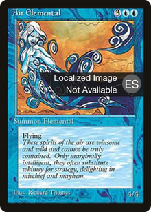 Air Elemental (4BB-) - Fourth Edition Foreign Black Border