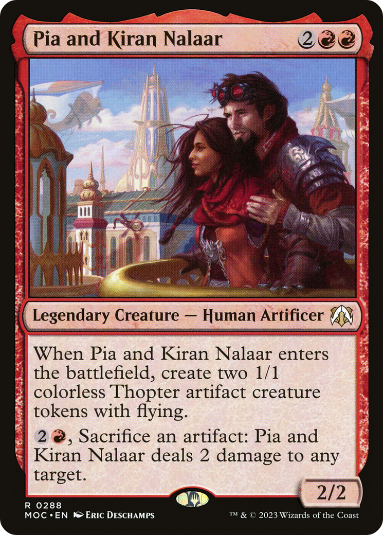 Pia and Kiran Nalaar⁣ - Commander: March of the Machine⁣ (Rare)⁣ [288]