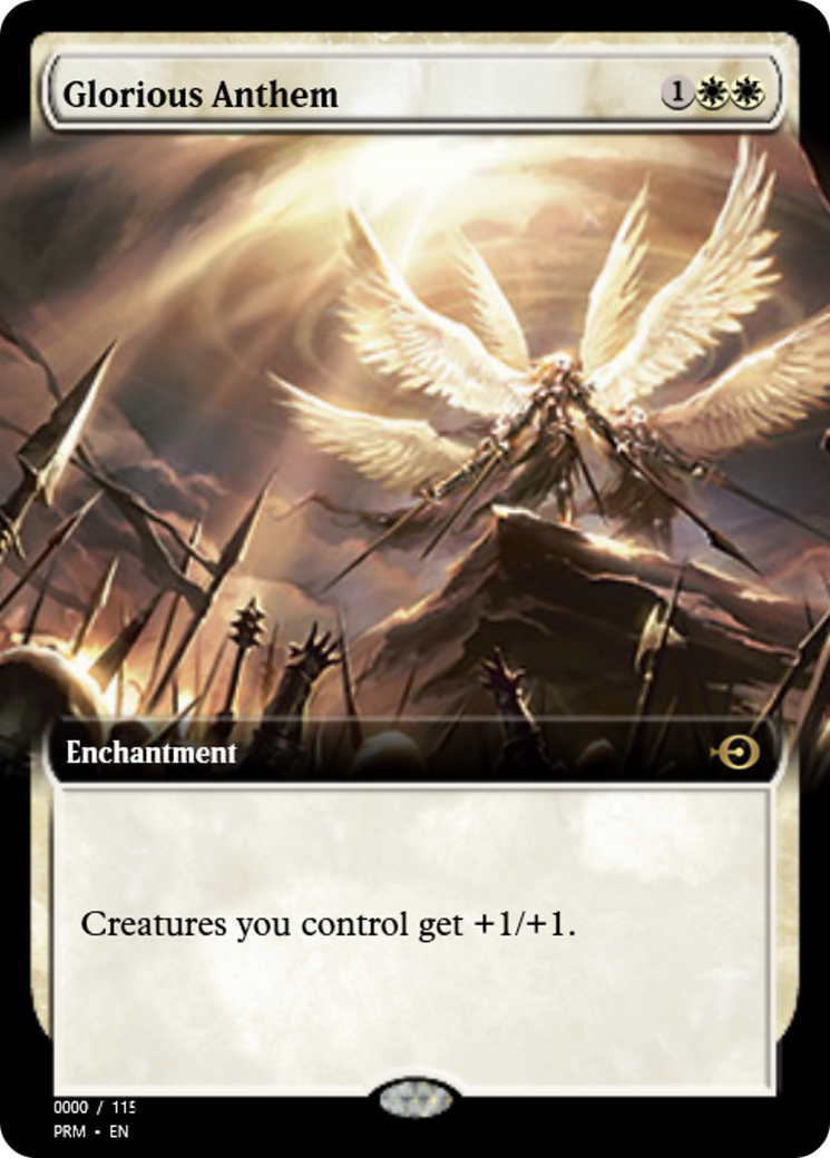Glorious Anthem (PRM-81930) - Magic Online Promos Foil