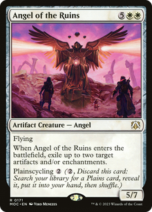 Angel of the Ruins⁣ - Commander: March of the Machine⁣ (Rare)⁣ [171]