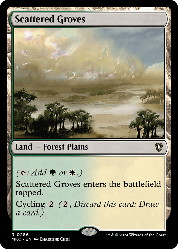 Scattered Groves⁣ - Commander: Murders at Karlov Manor⁣ (Rare)⁣ [286]