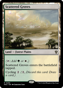 Scattered Groves⁣ - Commander: Murders at Karlov Manor⁣ (Rare)⁣ [286]