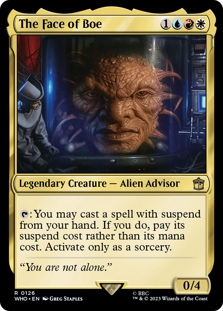 The Face of Boe⁣ - Universes Beyond: Doctor Who⁣ (Rare)⁣ [126]