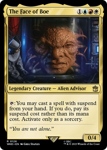 The Face of Boe⁣ - Universes Beyond: Doctor Who⁣ (Rare)⁣ [126]