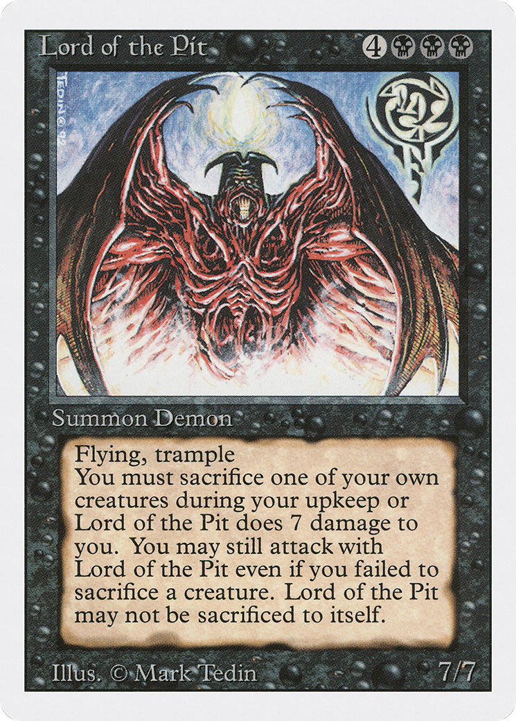 Lord of the Pit (3ED-116) - Revised Edition