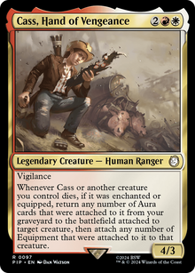 Cass, Hand of Vengeance⁣ - Universes Beyond: Fallout⁣ (Rare)⁣ [97]