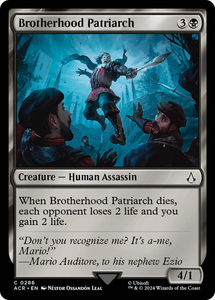 Brotherhood Patriarch⁣ - Universes Beyond: Assassin's Creed: Extras⁣ (Common)⁣ [286]