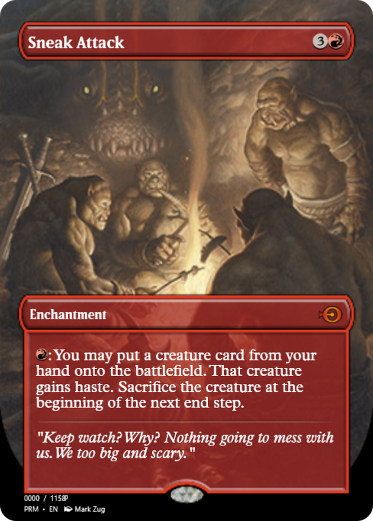 Sneak Attack (PRM-82866) - Magic Online Promos Foil