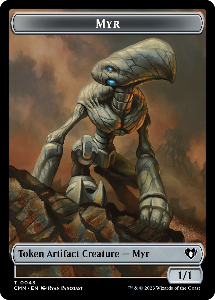 Myr (TCMM-043) - Commander Masters Tokens